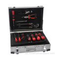 73pcs Handwerkzeugsatz Aluminium -Hülle -Tool -Set